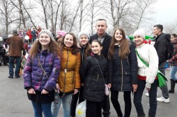 Праздник Масленицы на жилмассиве Ломовский