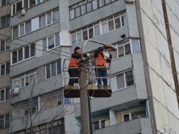 Уличное освещение на улице Малиновского восстановлено