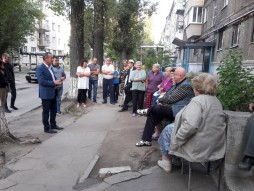 Встреча с жителямидома 65 по ул. С. Ковалевской