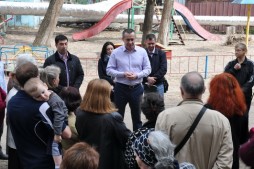 Встреча с членами ОСМД «Рассвет-55». Ул.С.Ковалевской 55